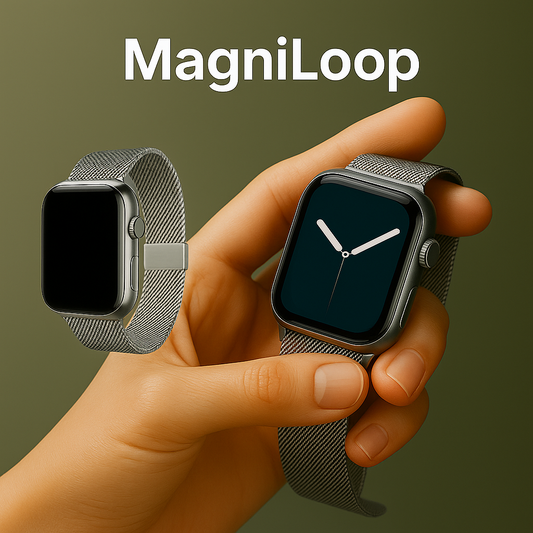 MagniLoop – Boucle Milanaise Magnétique pour Apple Watch