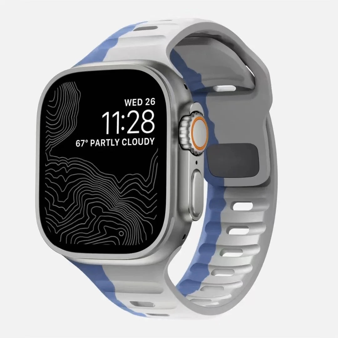 ColorLoop – Bracelet en Silicone Ultra-Soft pour Apple Watch