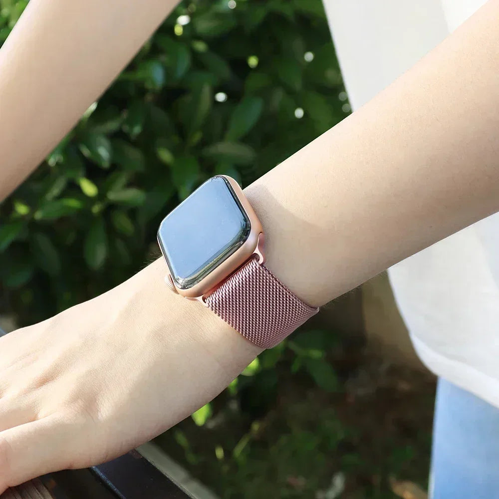 MagniLoop – Boucle Milanaise Magnétique pour Apple Watch