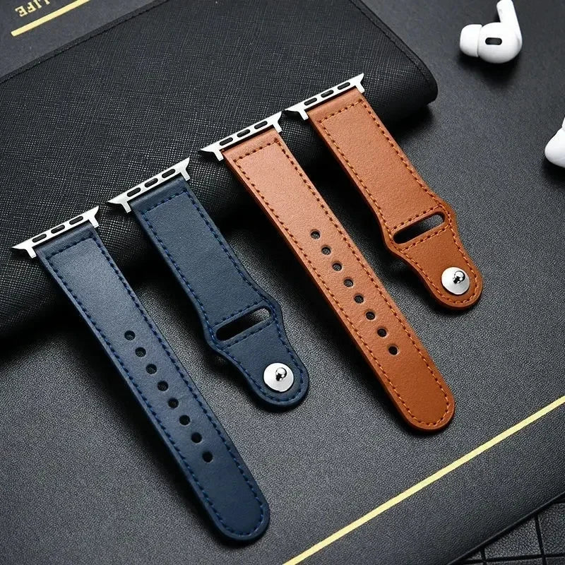 ClassicLoop – Bracelet Cuir Véritable Premium pour Apple Watch