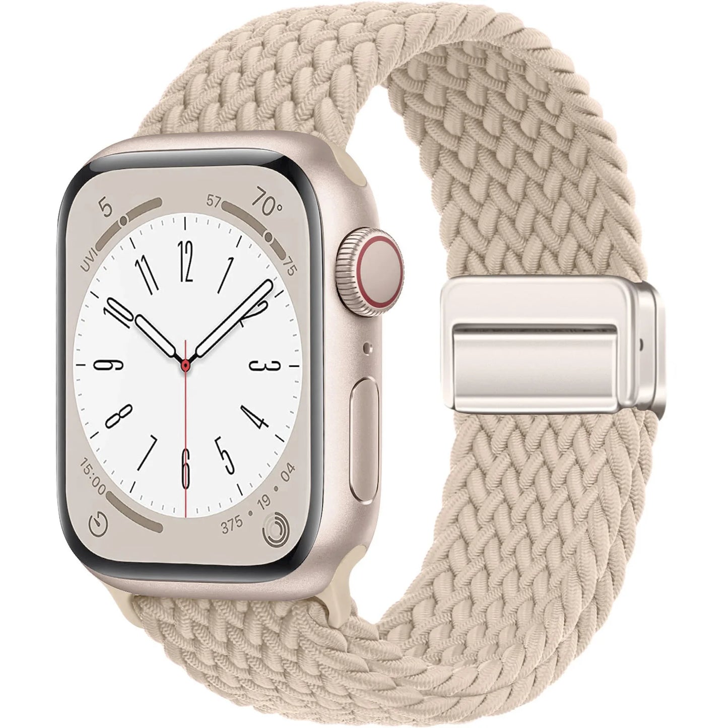 AeroLoop – Bracelet Tubulaire en Nylon Élastique et Boucle Magnétique pour Apple Watch