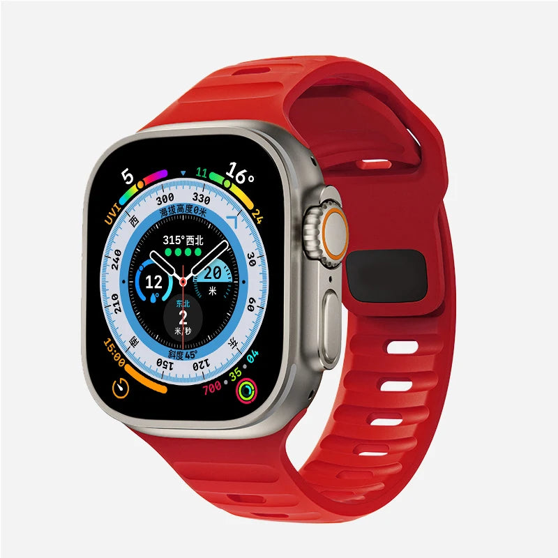 ColorLoop – Bracelet en Silicone Ultra-Soft pour Apple Watch