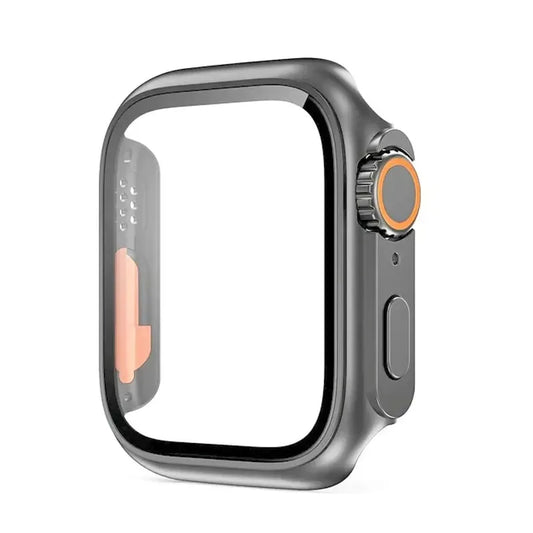 Coque Design Apple Watch Ultra Gris Anthracite