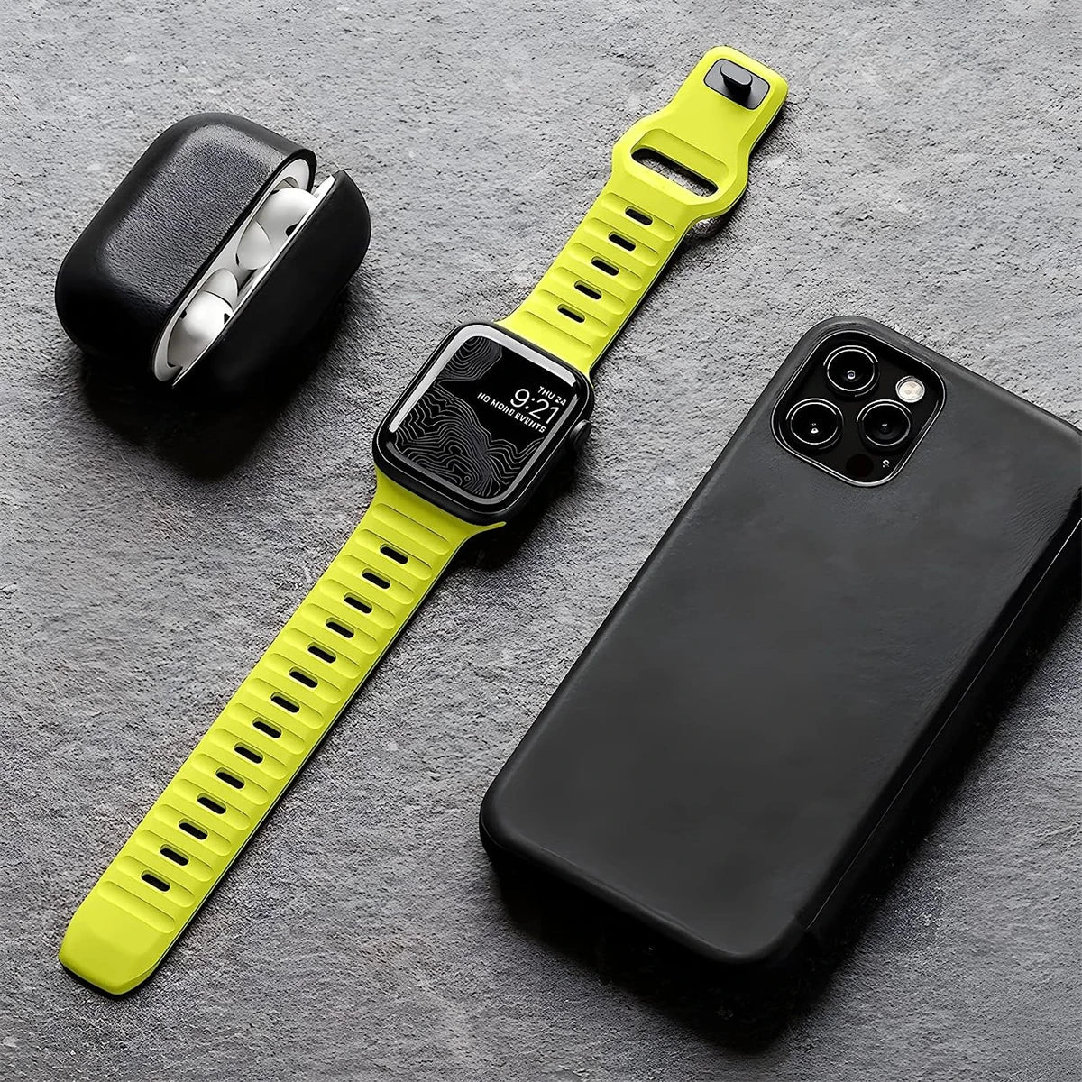 ColorLoop – Bracelet en Silicone Ultra-Soft pour Apple Watch
