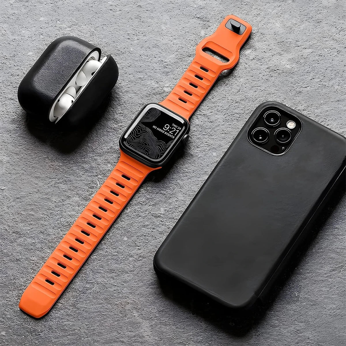 ColorLoop – Bracelet en Silicone Ultra-Soft pour Apple Watch