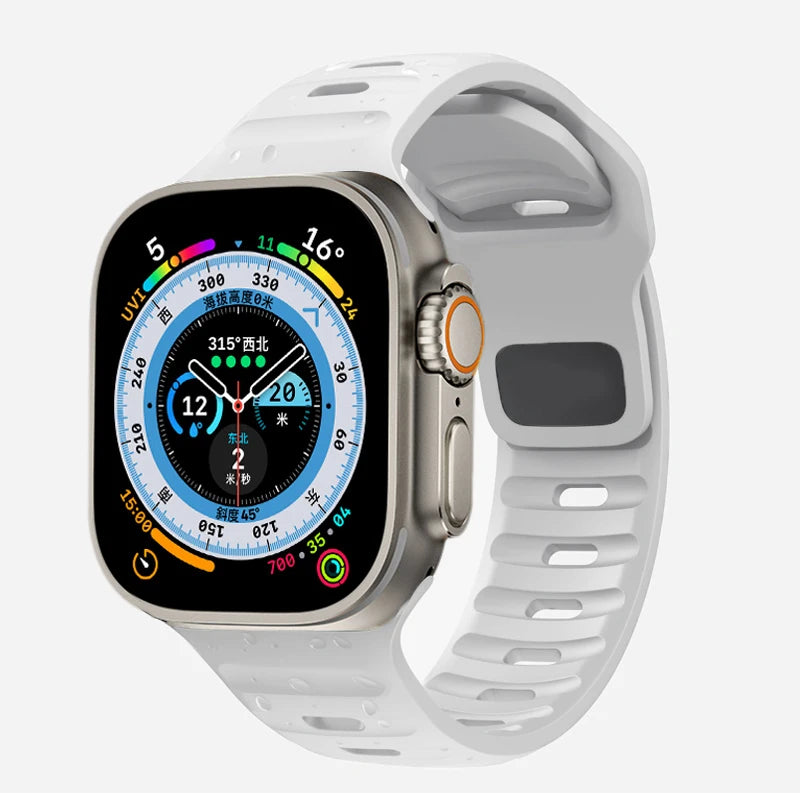 ColorLoop – Bracelet en Silicone Ultra-Soft pour Apple Watch