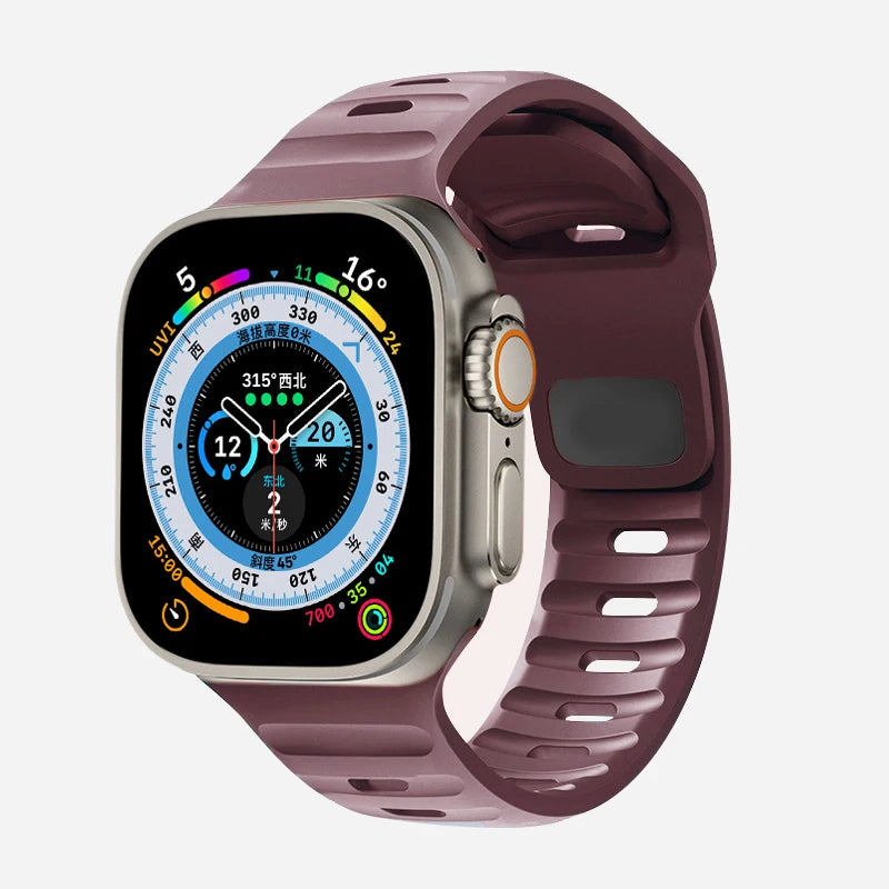 ColorLoop – Bracelet en Silicone Ultra-Soft pour Apple Watch