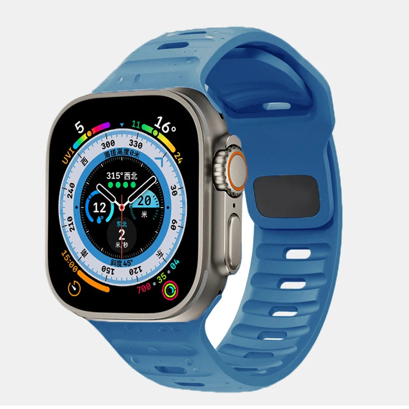 ColorLoop – Bracelet en Silicone Ultra-Soft pour Apple Watch