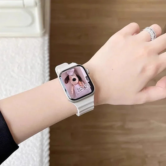 OceanLoop – Bracelet Sport Tubulaires en Silicone Respirant pour Apple Watch