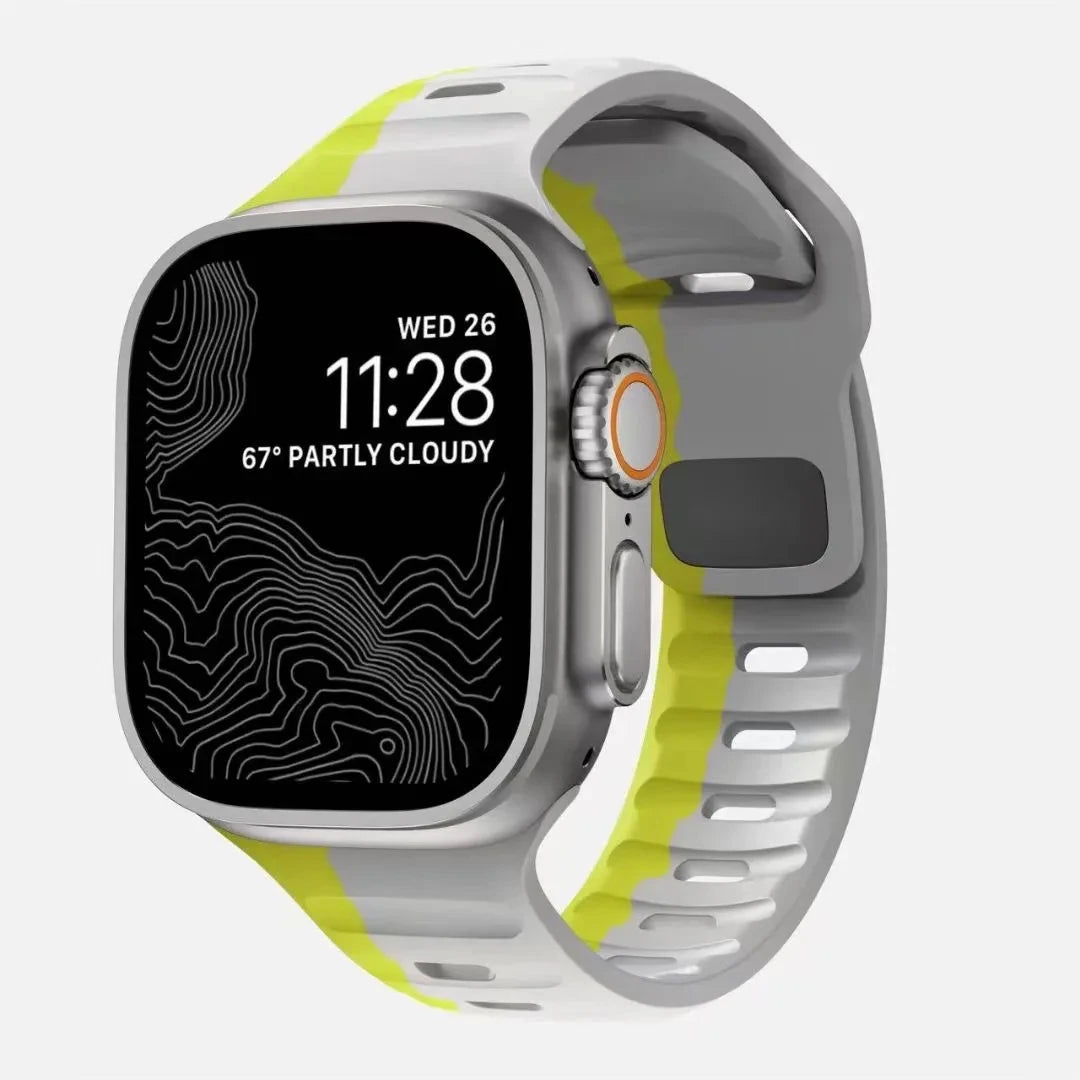 ColorLoop – Bracelet en Silicone Ultra-Soft pour Apple Watch
