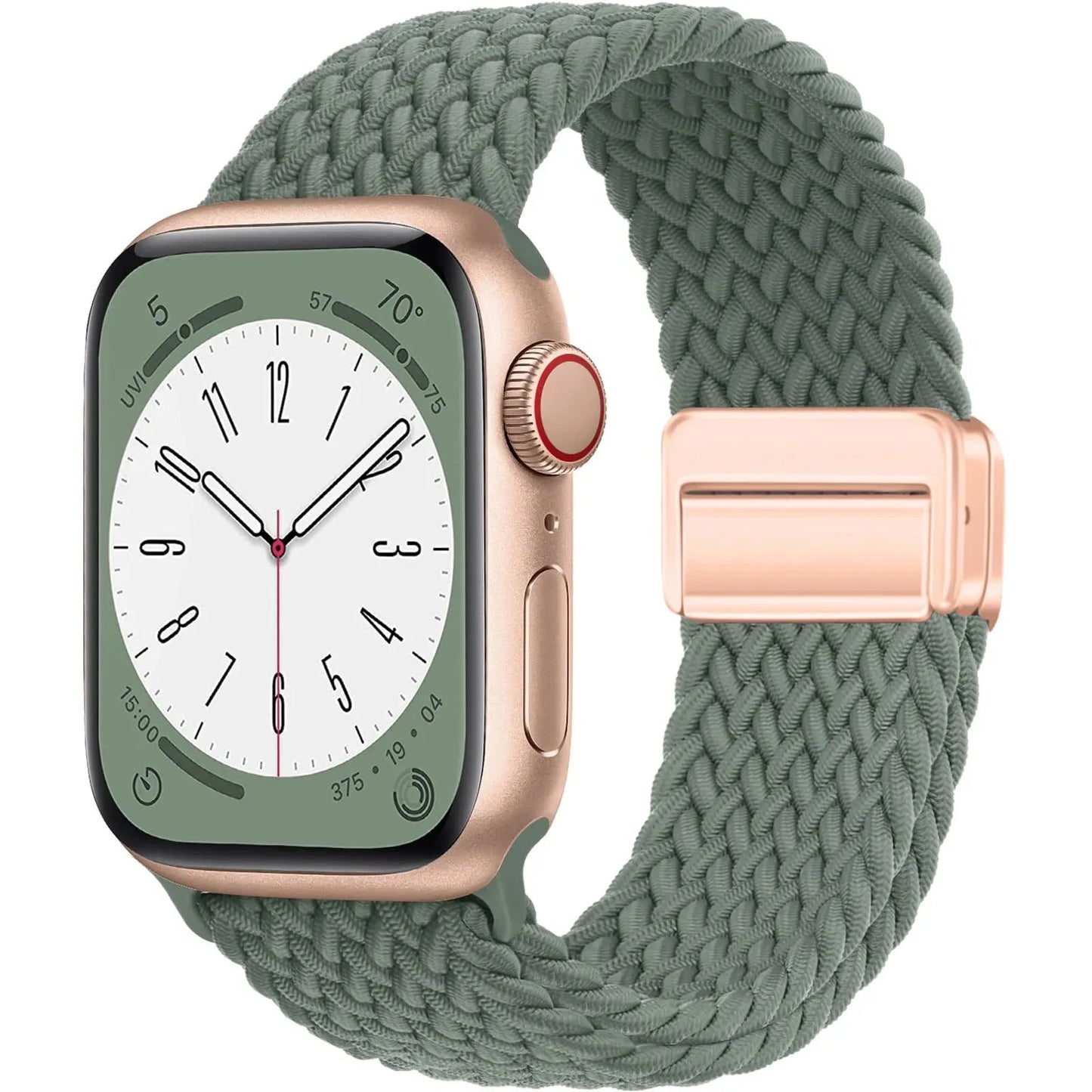 AeroLoop – Bracelet Tubulaire en Nylon Élastique et Boucle Magnétique pour Apple Watch