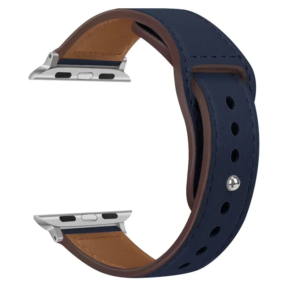 ClassicLoop – Bracelet Cuir Véritable Premium pour Apple Watch