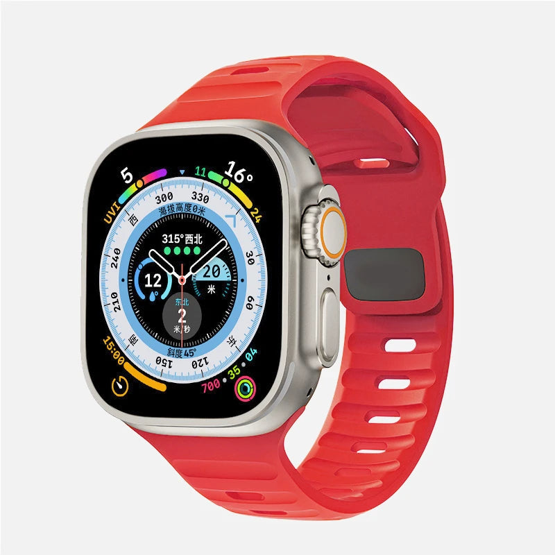 ColorLoop – Bracelet en Silicone Ultra-Soft pour Apple Watch