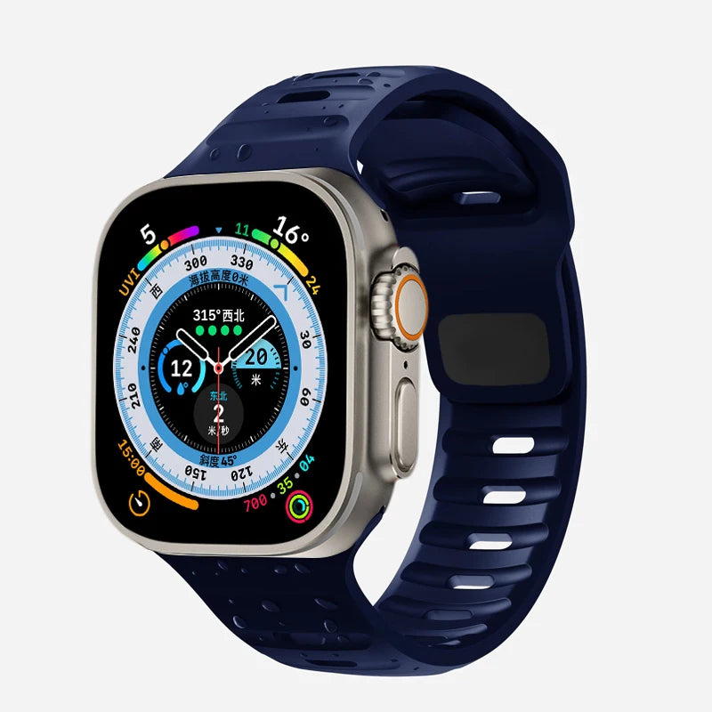 ColorLoop – Bracelet en Silicone Ultra-Soft pour Apple Watch