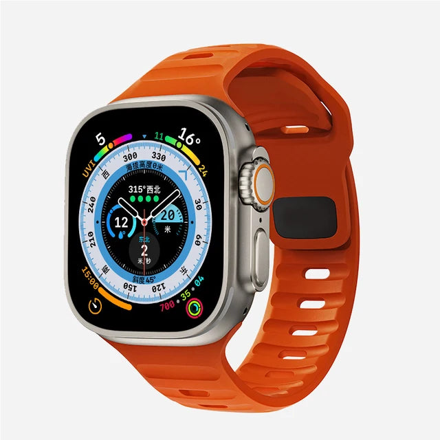 ColorLoop – Bracelet en Silicone Ultra-Soft pour Apple Watch
