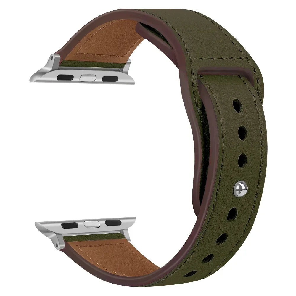 ClassicLoop – Bracelet Cuir Véritable Premium pour Apple Watch