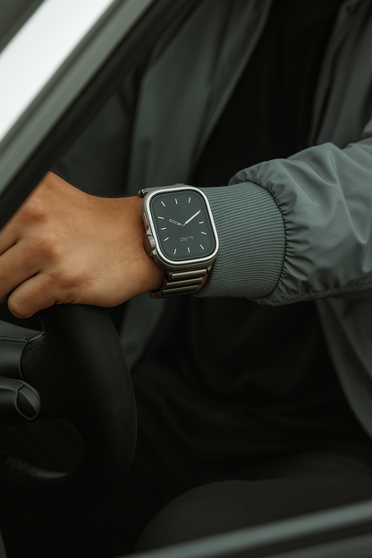 Coque Design Apple Watch Ultra Titane