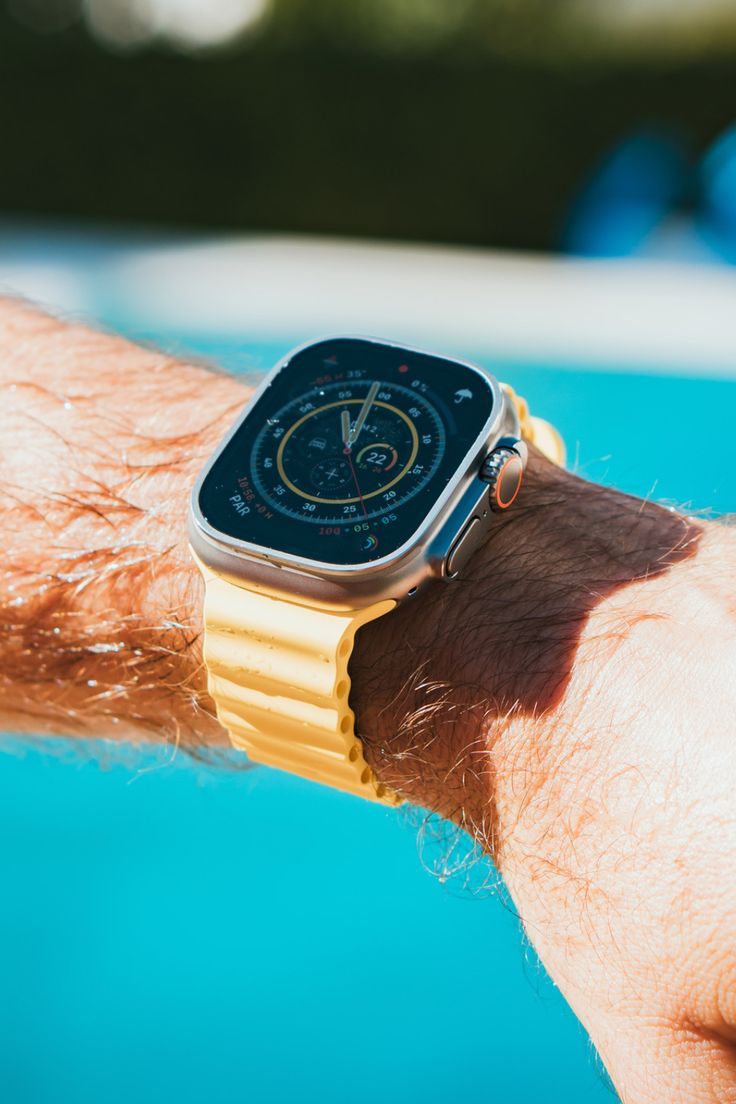 Coque Design Apple Watch Ultra Bleu