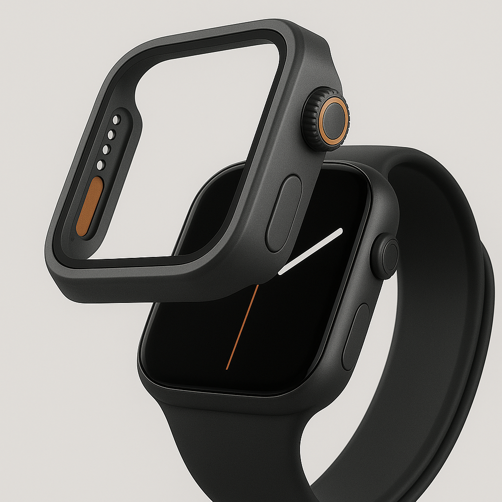 Coque Design Apple Watch Ultra Gris Anthracite