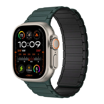 BreezeLoop - Bracelet en Nylon Respirant à Boucle Magnétique pour Apple Watch