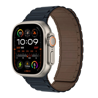 BreezeLoop - Bracelet en Nylon Respirant à Boucle Magnétique pour Apple Watch