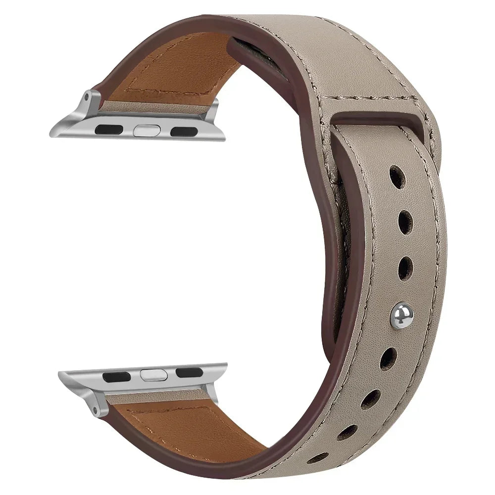 ClassicLoop – Bracelet Cuir Véritable Premium pour Apple Watch