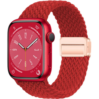 AeroLoop – Bracelet Tubulaire en Nylon Élastique et Boucle Magnétique pour Apple Watch