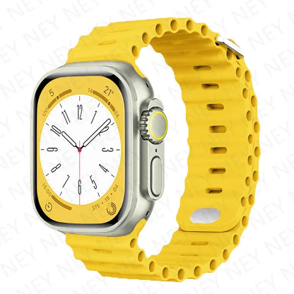 OceanLoop –  Bracelet Sport Tubulaires en Silicone Respirant pour Apple Watch