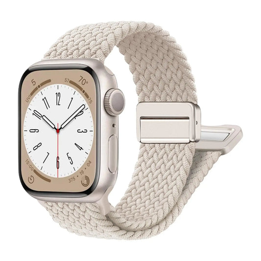 AeroLoop – Bracelet Tubulaire en Nylon Élastique et Boucle Magnétique pour Apple Watch