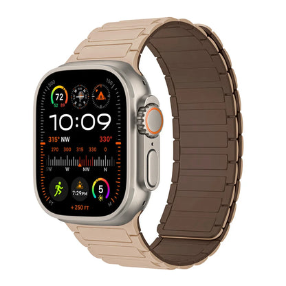 BreezeLoop - Bracelet en Nylon Respirant à Boucle Magnétique pour Apple Watch