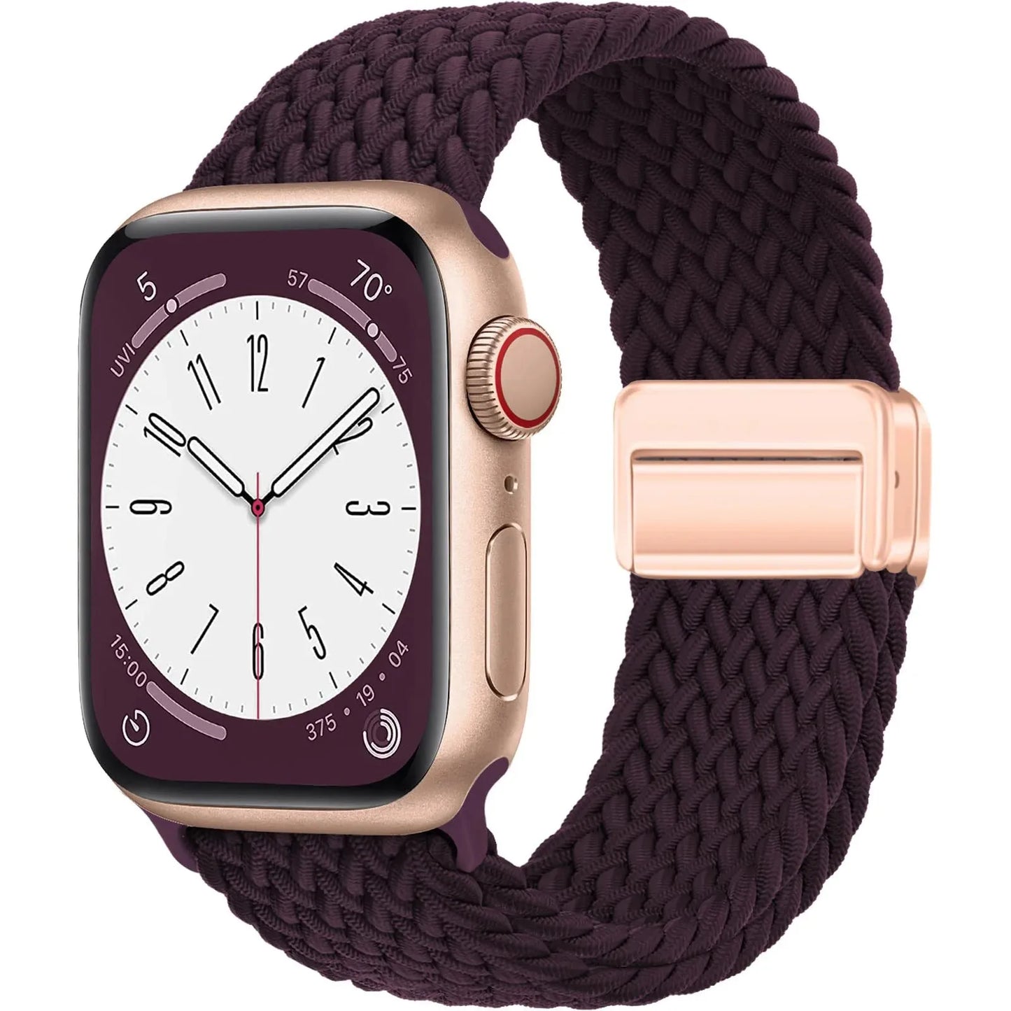 AeroLoop – Bracelet Tubulaire en Nylon Élastique et Boucle Magnétique pour Apple Watch