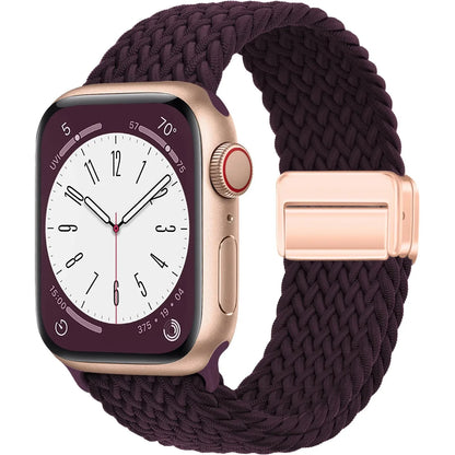 AeroLoop – Bracelet Tubulaire en Nylon Élastique et Boucle Magnétique pour Apple Watch