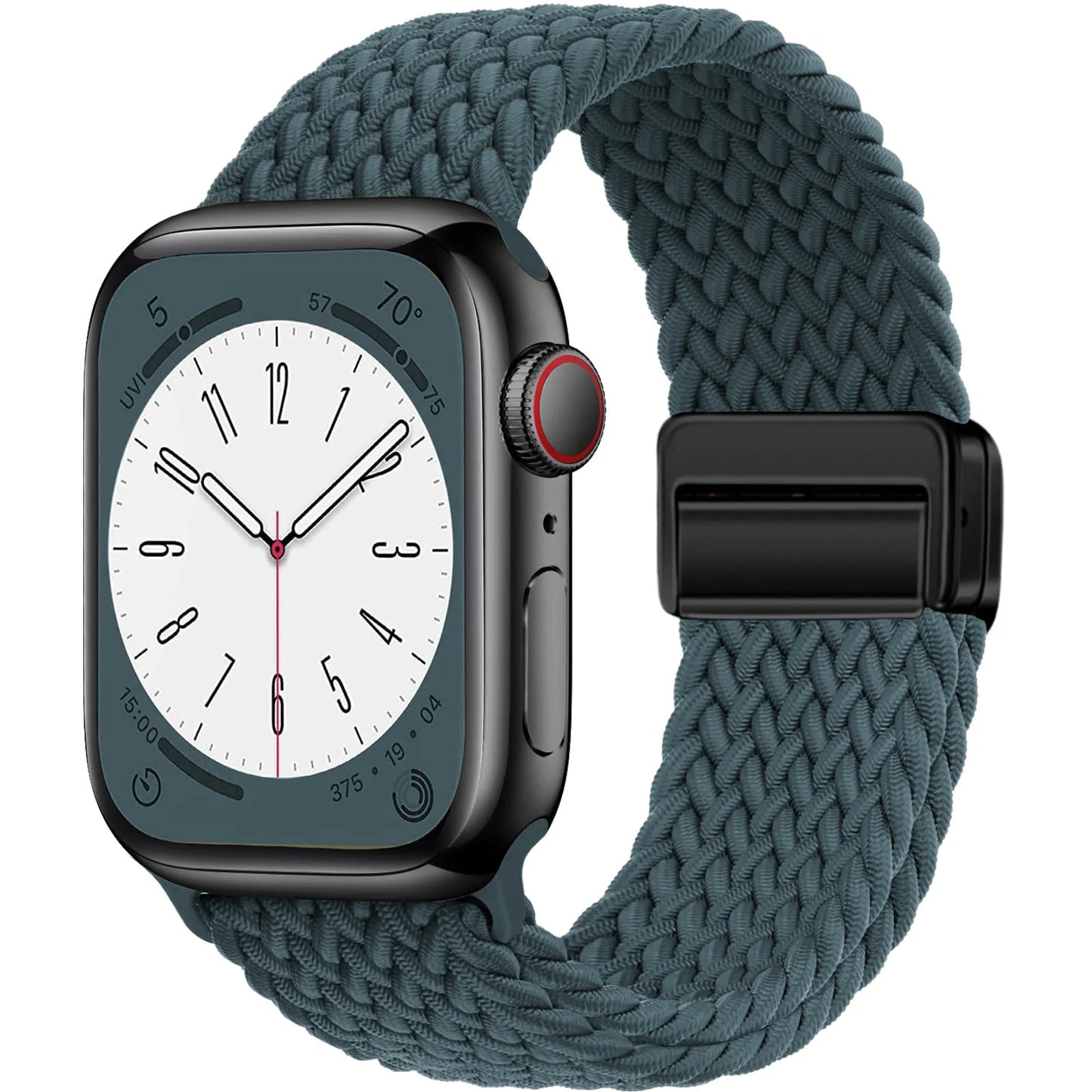 AeroLoop – Bracelet Tubulaire en Nylon Élastique et Boucle Magnétique pour Apple Watch