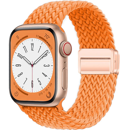 AeroLoop – Bracelet Tubulaire en Nylon Élastique et Boucle Magnétique pour Apple Watch