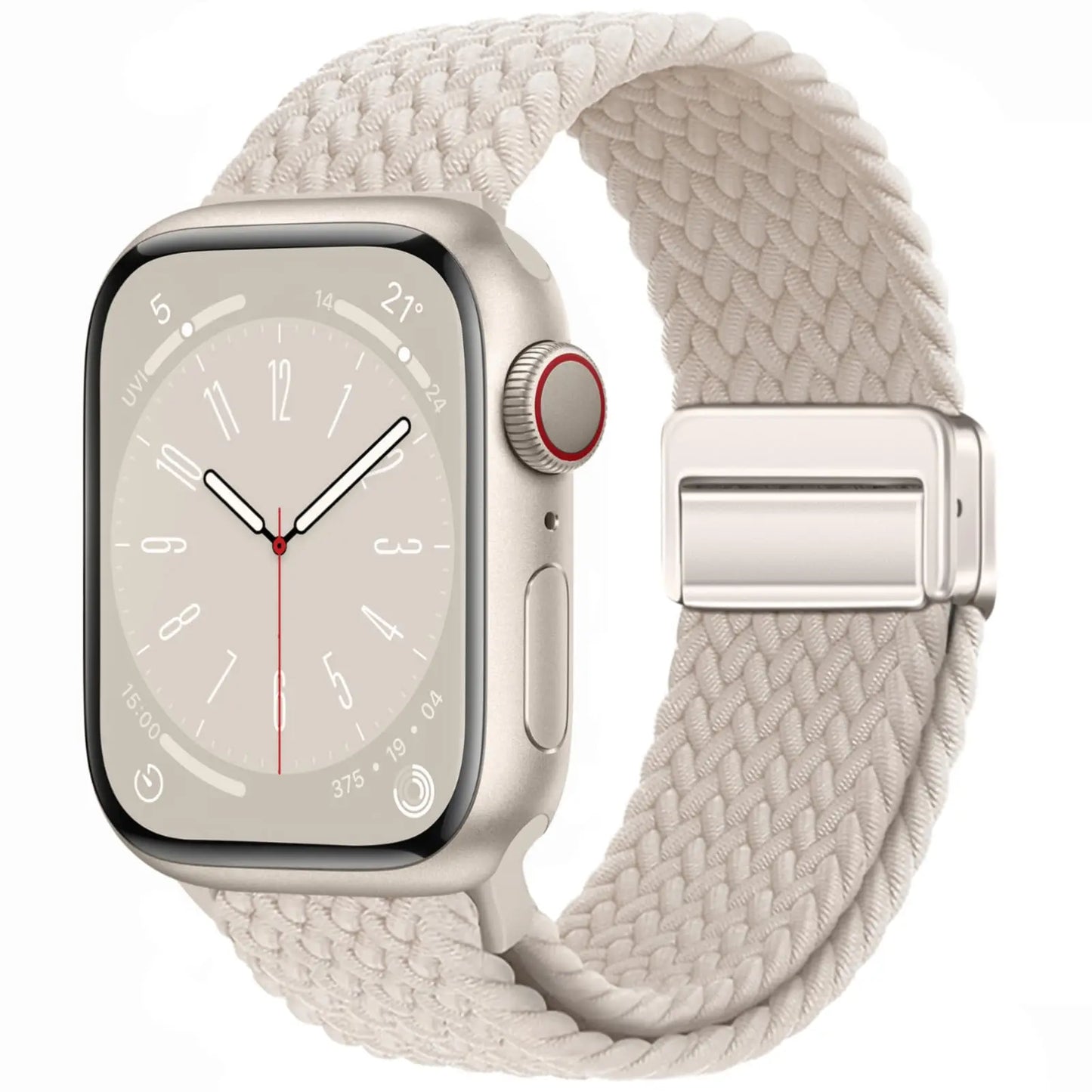 AeroLoop – Bracelet Tubulaire en Nylon Élastique et Boucle Magnétique pour Apple Watch