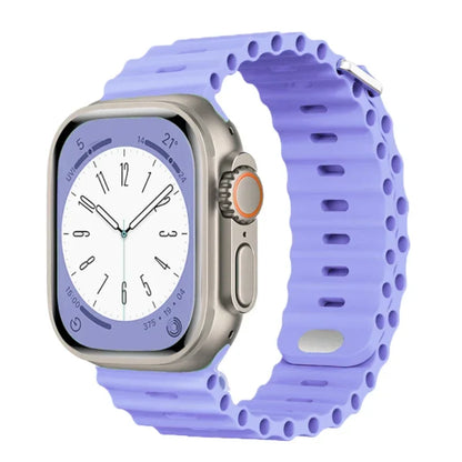OceanLoop –  Bracelet Sport Tubulaires en Silicone Respirant pour Apple Watch