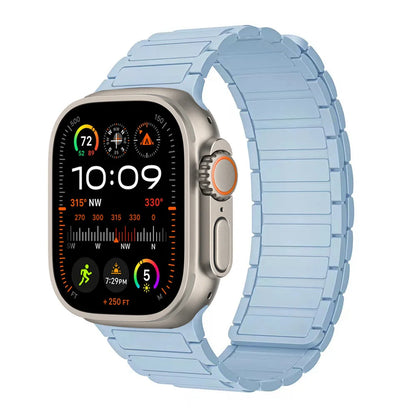 BreezeLoop - Bracelet en Nylon Respirant à Boucle Magnétique pour Apple Watch