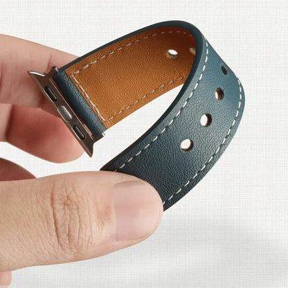 ClassicLoop – Bracelet Cuir Véritable Premium pour Apple Watch