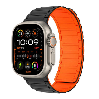 BreezeLoop - Bracelet en Nylon Respirant à Boucle Magnétique pour Apple Watch