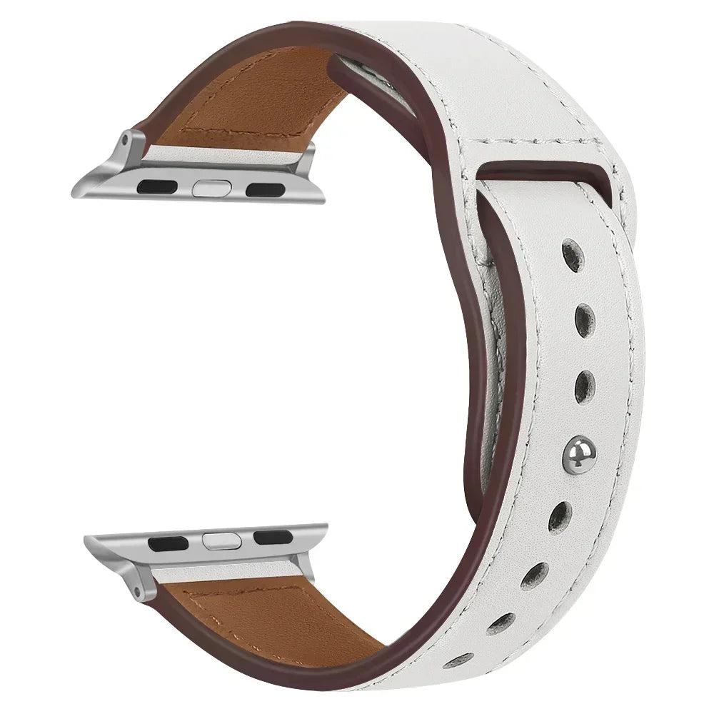 ClassicLoop – Bracelet Cuir Véritable Premium pour Apple Watch