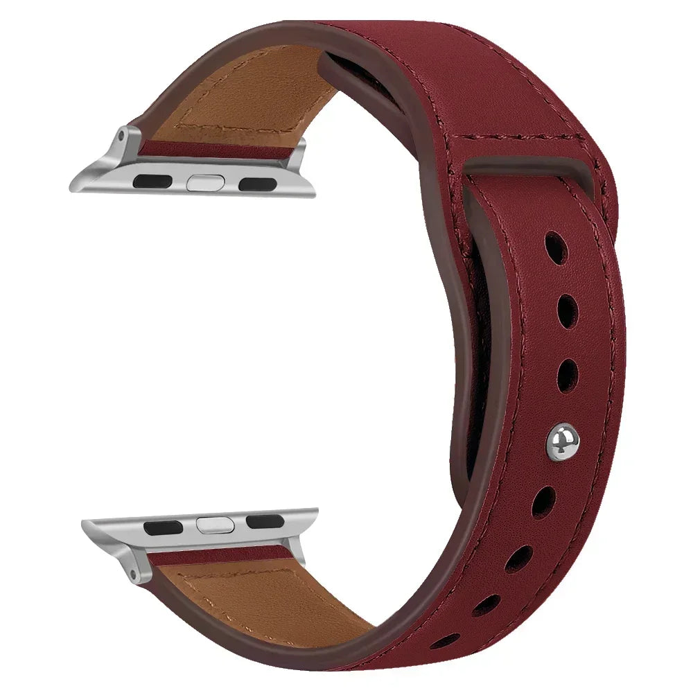 ClassicLoop – Bracelet Cuir Véritable Premium pour Apple Watch