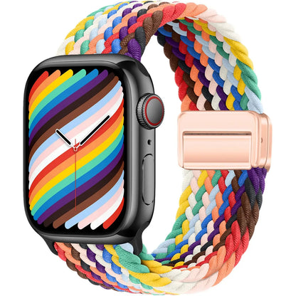 AeroLoop – Bracelet Tubulaire en Nylon Élastique et Boucle Magnétique pour Apple Watch