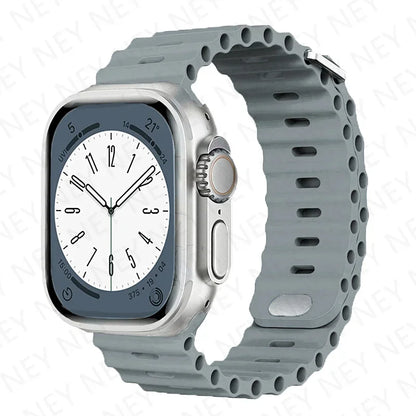 OceanLoop –  Bracelet Sport Tubulaires en Silicone Respirant pour Apple Watch