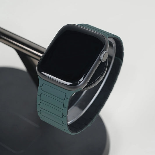 BreezeLoop - Bracelet en Nylon Respirant à Boucle Magnétique pour Apple Watch