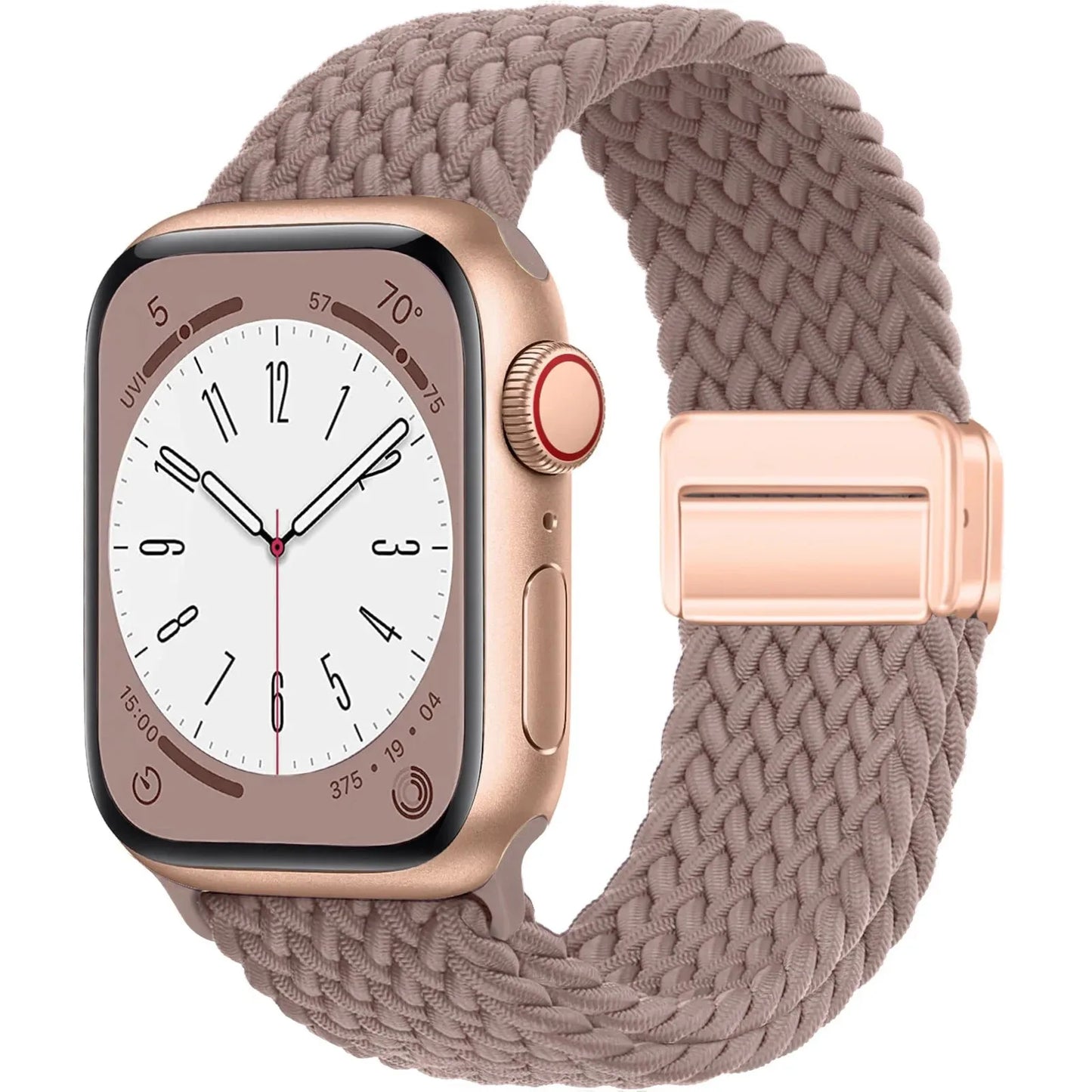 AeroLoop – Bracelet Tubulaire en Nylon Élastique et Boucle Magnétique pour Apple Watch