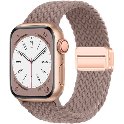 AeroLoop – Bracelet Tubulaire en Nylon Élastique et Boucle Magnétique pour Apple Watch