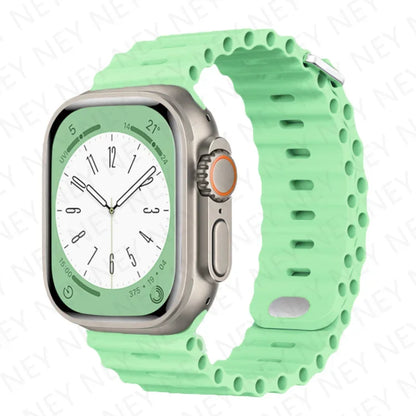 OceanLoop –  Bracelet Sport Tubulaires en Silicone Respirant pour Apple Watch