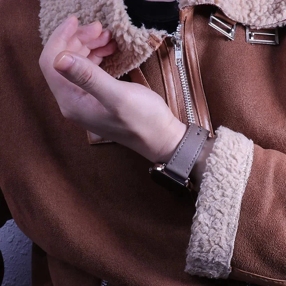 ClassicLoop – Bracelet Cuir Véritable Premium pour Apple Watch