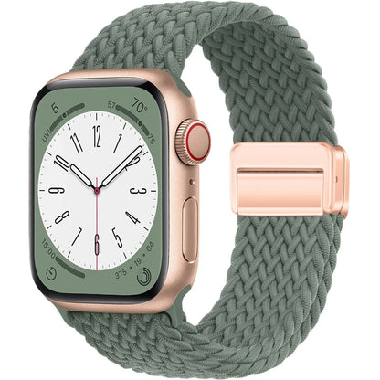 AeroLoop – Bracelet Tubulaire en Nylon Élastique et Boucle Magnétique pour Apple Watch