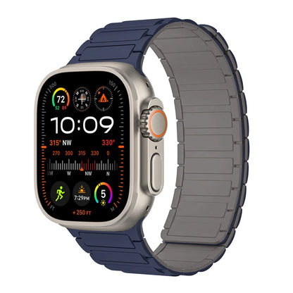 BreezeLoop - Bracelet en Nylon Respirant à Boucle Magnétique pour Apple Watch